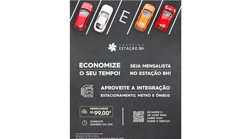 Estação BH otimiza vagas de estacionamento ao público