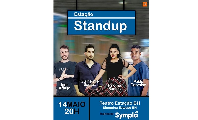 ESTAÇÃO STAND UP RETORNA AO TEATRO DO SHOPPING ESTAÇÃO BH