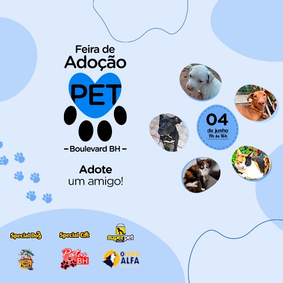 Boulevard Shopping recebe Feira de Adoção de Cães e gatos