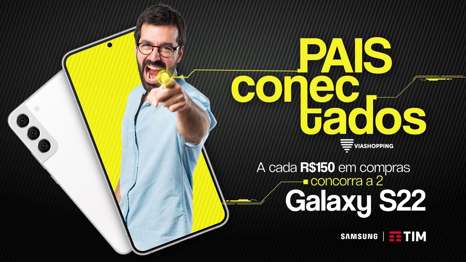 VIASHOPPING BARREIRO SORTEIA GALAXY S22 NO DIA DOS PAIS