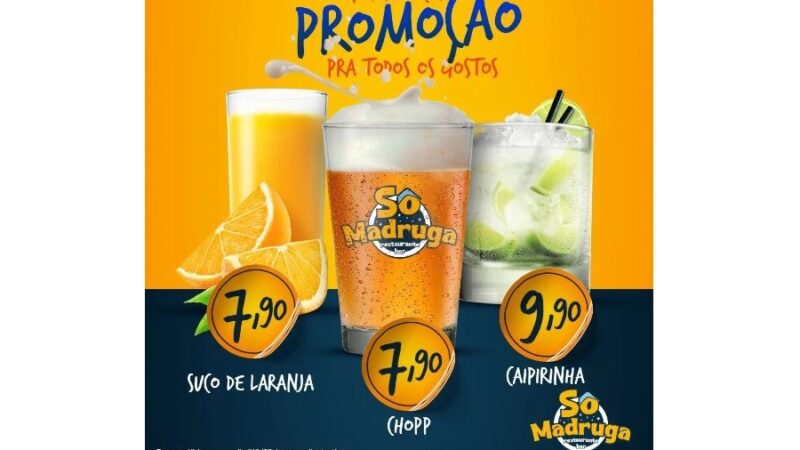 Neste 7 de setembro, Sô Madruga têm chopp a R$7,90