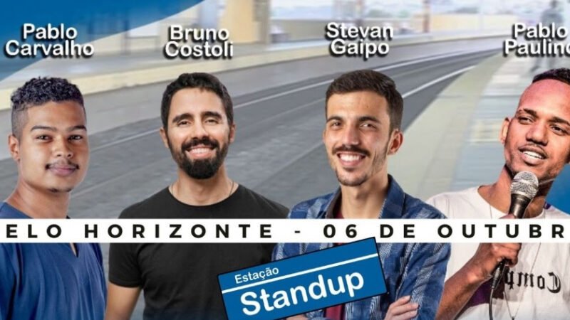 PROJETO DE STAND UP RETORNA AO TEATRO DO SHOPPING ESTAÇÃO BH NESTA QUINTA-FEIRA (6)