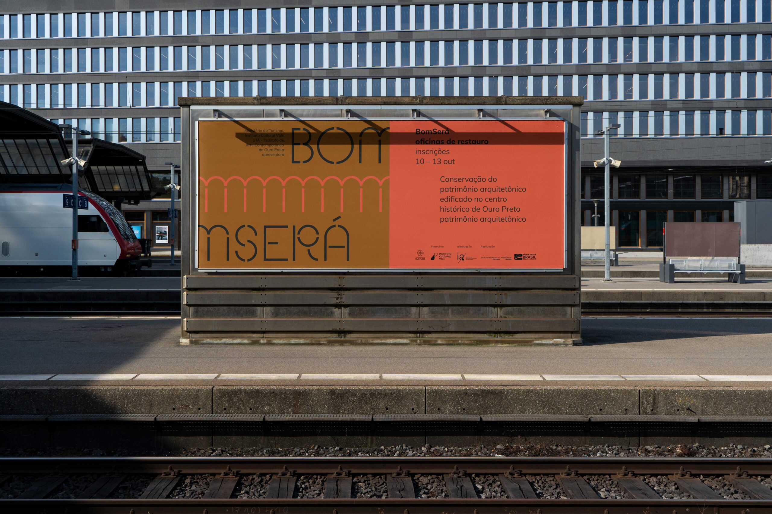 IIdentidade visual do BomSerá, projeto do IA – Instituto de Arte Contemporânea de Ouro Preto, está entre os finalistas do 12º Brasil Design Awards