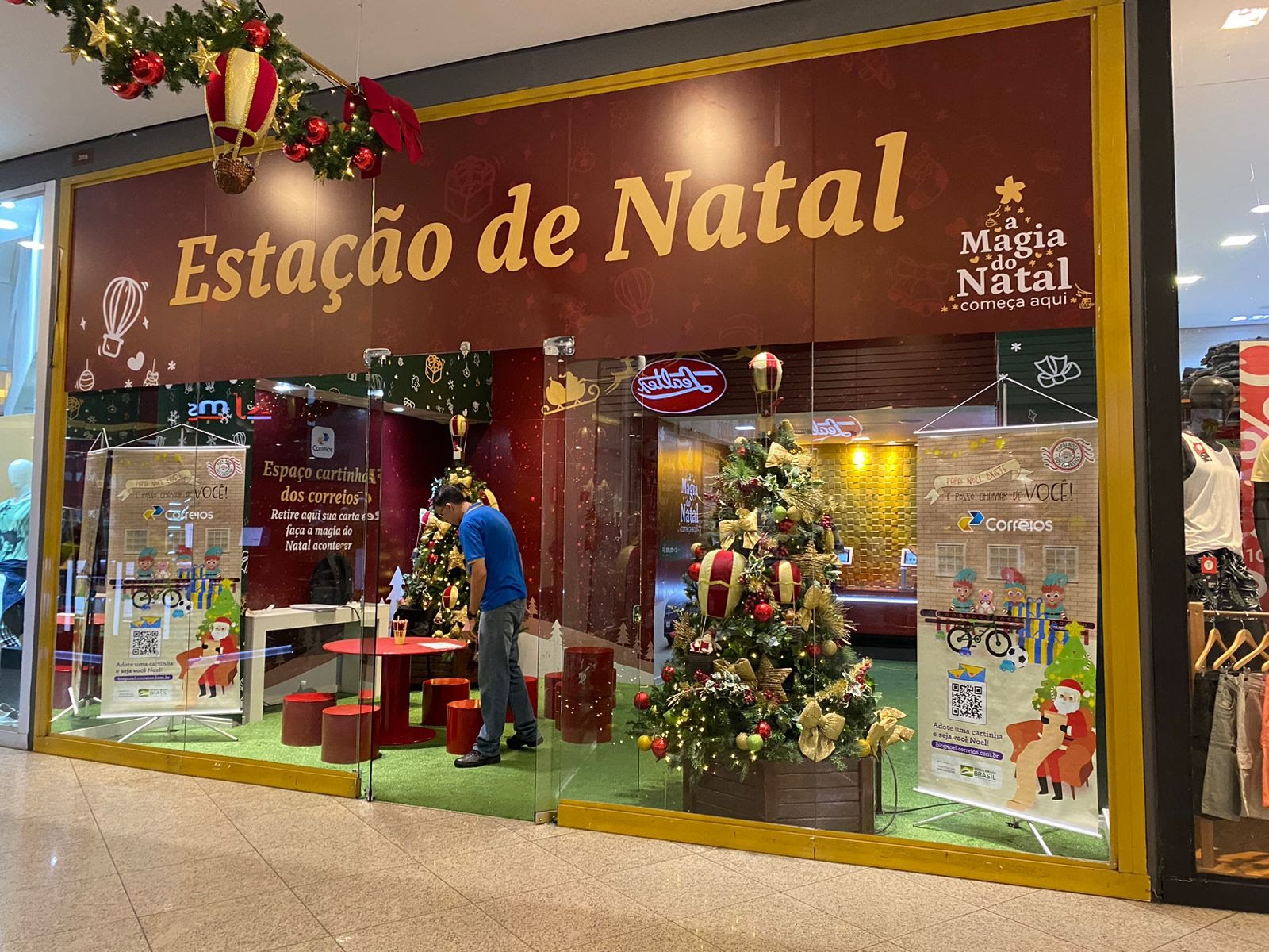 SHOPPING ESTAÇÃO BH SE JUNTA AOS CORREIOS  EM AÇÃO NATALINA SOLIDÁRIA