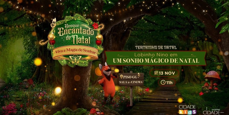 CIDADE KIDS ENTRA NO CLIMA DO NATAL E INICIA SÉRIE DE PEÇAS TEATRAIS TEMÁTICAS