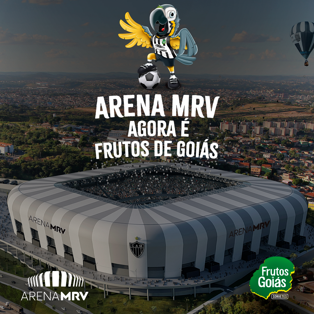 Frutos de Goiás é a fornecedora oficial de picolés e açaí da Arena MRV