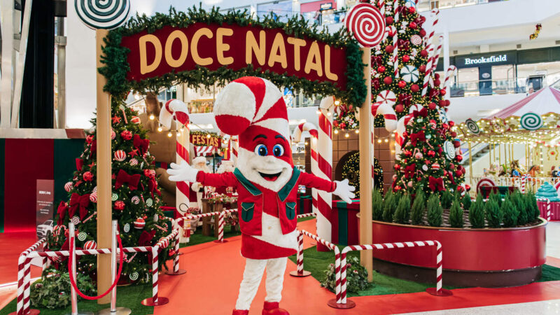 DOCE NATAL DO SHOPPING DEL REY RESERVA SURPRESAS MULTISSENSORIAIS PARA A FAMÍLIA