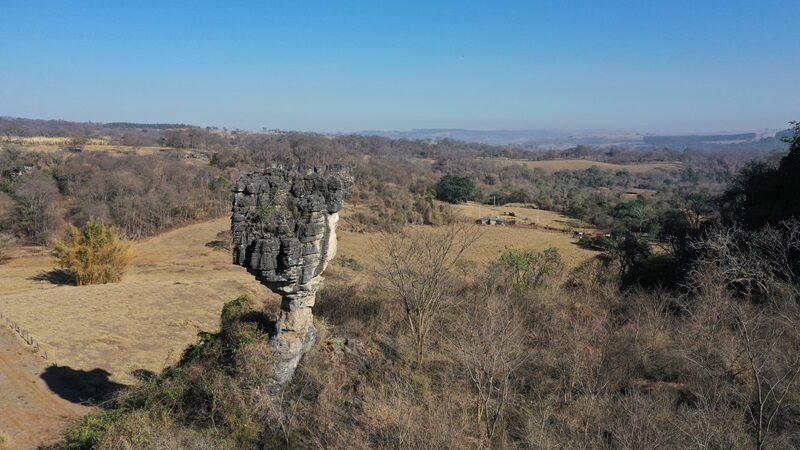 Pains, no Centro-Oeste de Minas, corre o risco de perder cartão-postal de 60 milhões de anos