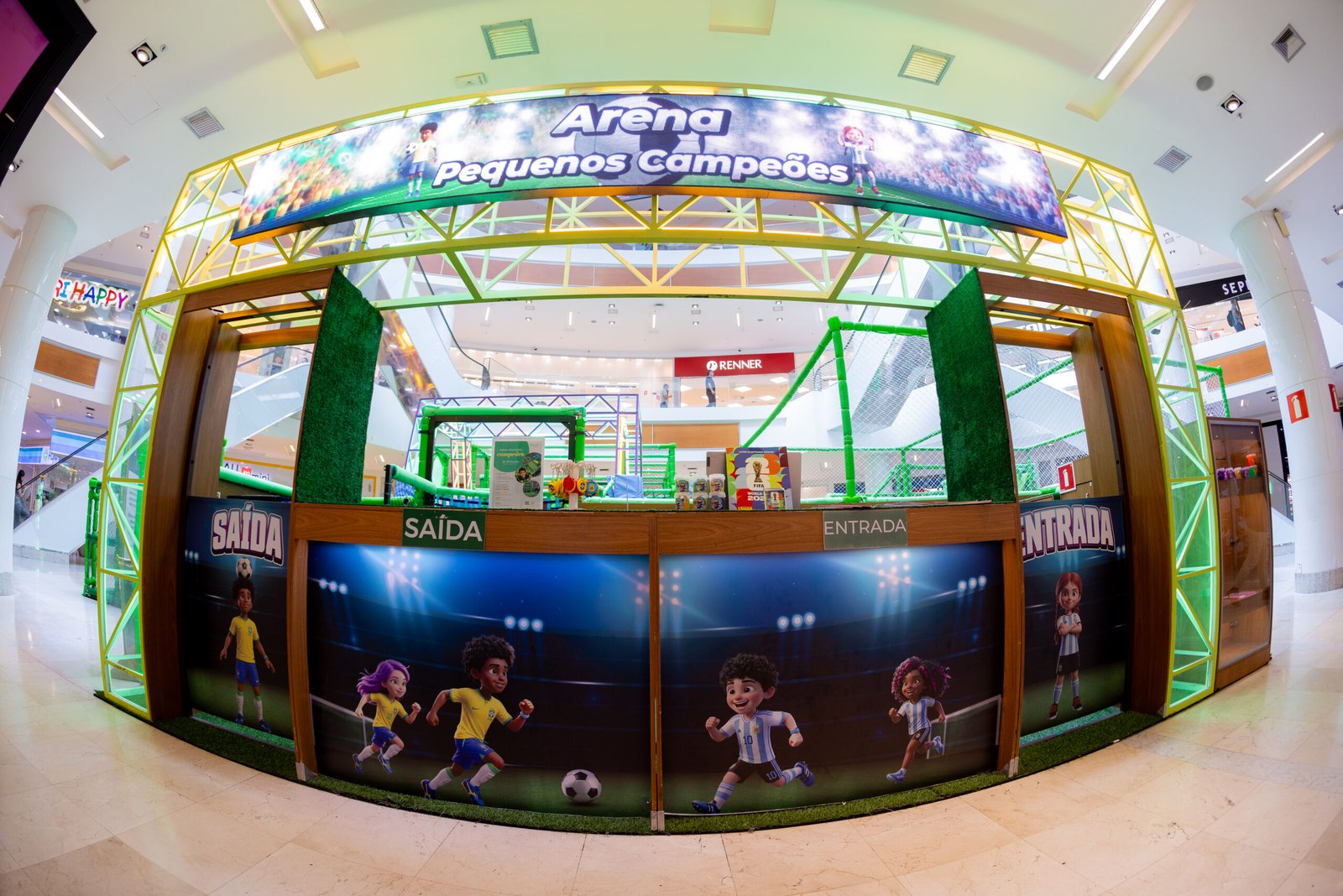 Arena Pequenos Campeões transforma o Boulevard Shopping BH em espaço de diversão e experiências esportivas para crianças